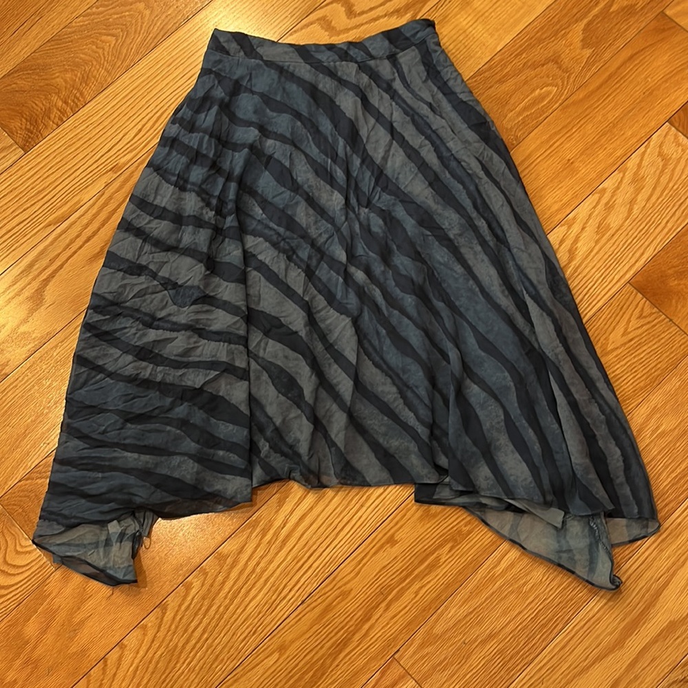 H by Halston asymmetric midi skirt